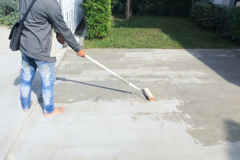 Outdoor Concrete Painting